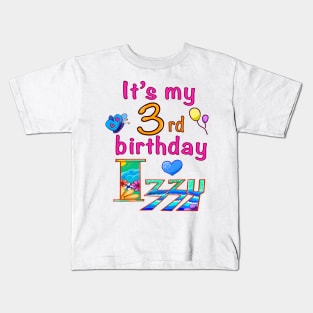 its my 3rd birthday izzy Kids T-Shirt